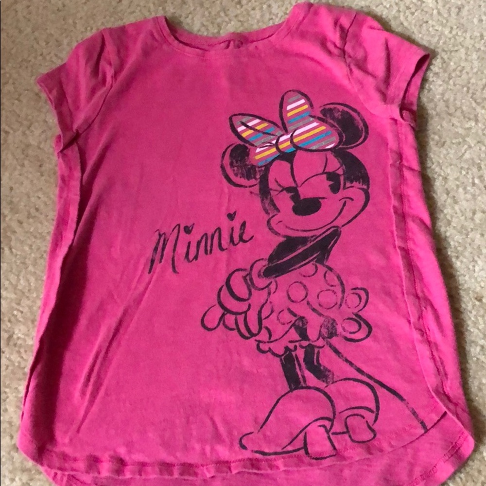 GIRLS Disney Minnie Mouse Pink T-Shirt